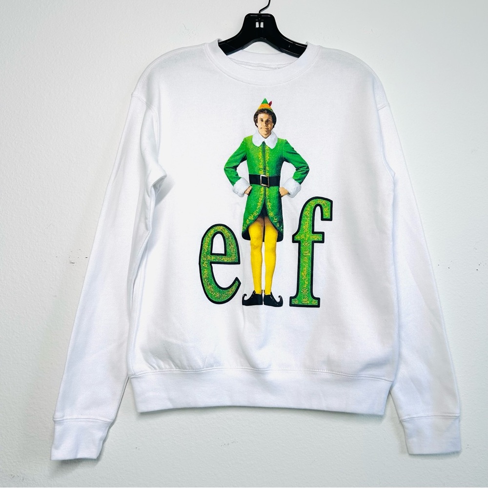 Buddy the Elf Christmas Holiday White Sweatshirt